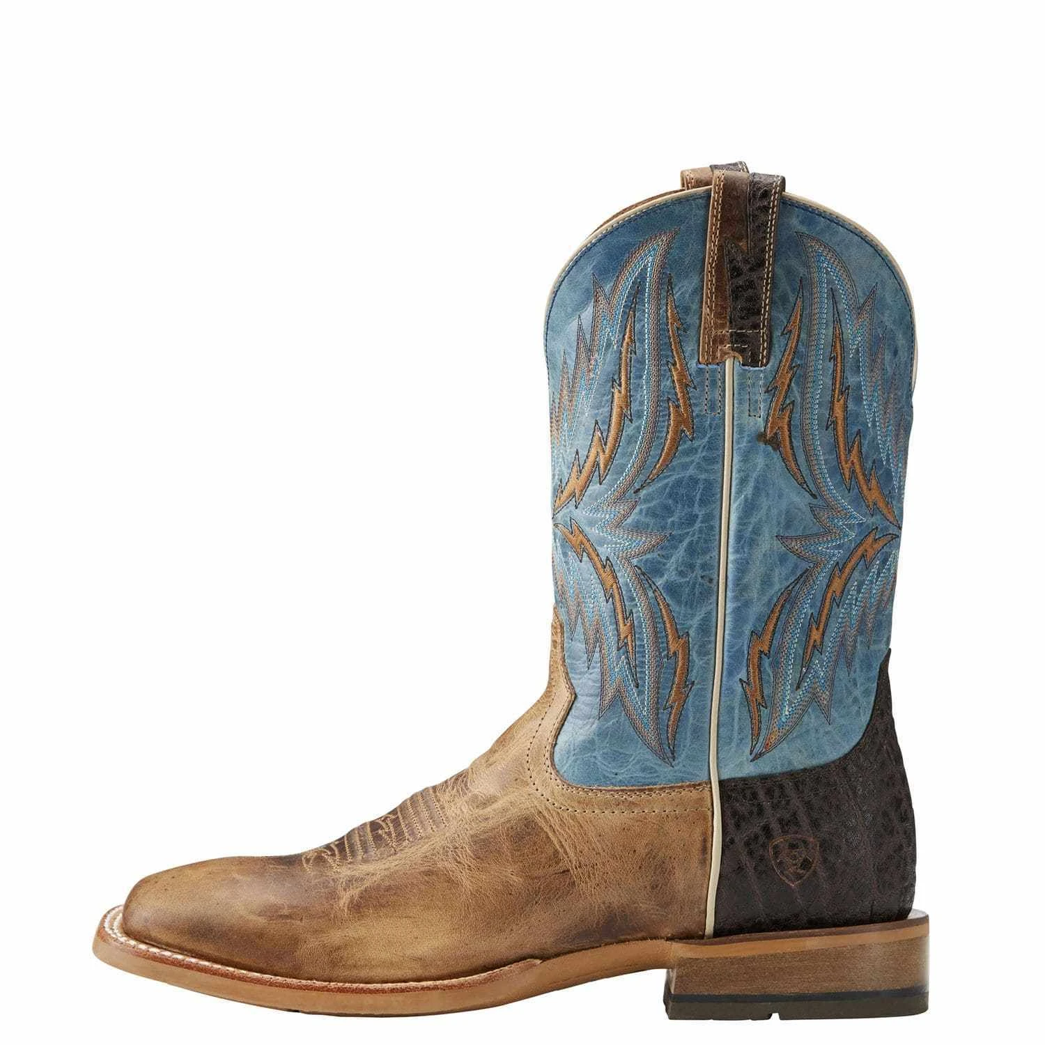 Ariat® Men's Arena Rebound Dusted Wheat & Heritage Blue Boots 10021679 3 Ariat® Men's Arena Rebound Dusted Wheat & Heritage Blue Boots 10021679 - Image 3