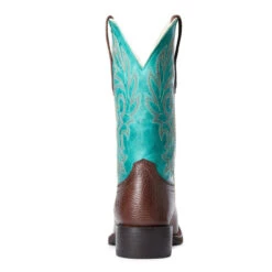 Ariat® Ladies Turquoise & Dark Cottage Cattle Drive Boots 10033870 -Western Cowboy Equipment Store 57 78bff7de 6926 4221 a1e7 b3a23c386084