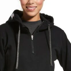 Ariat® Ladies Rebar™ Skill-Set Black 1/2-Zip Hoodie 10032914 5 Ariat® Ladies Rebar™ Skill-Set Black 1/2-Zip Hoodie 10032914 -Western Cowboy Equipment Store 57 8229c800 40b6 4aaf afce 8f7afa65ec4e
