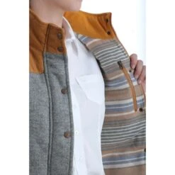 Cinch LadiesGrey Brushed Tweed Vest MAV9884002 -Western Cowboy Equipment Store 57 876382dc fe85 4179 b756 e90207a3b758