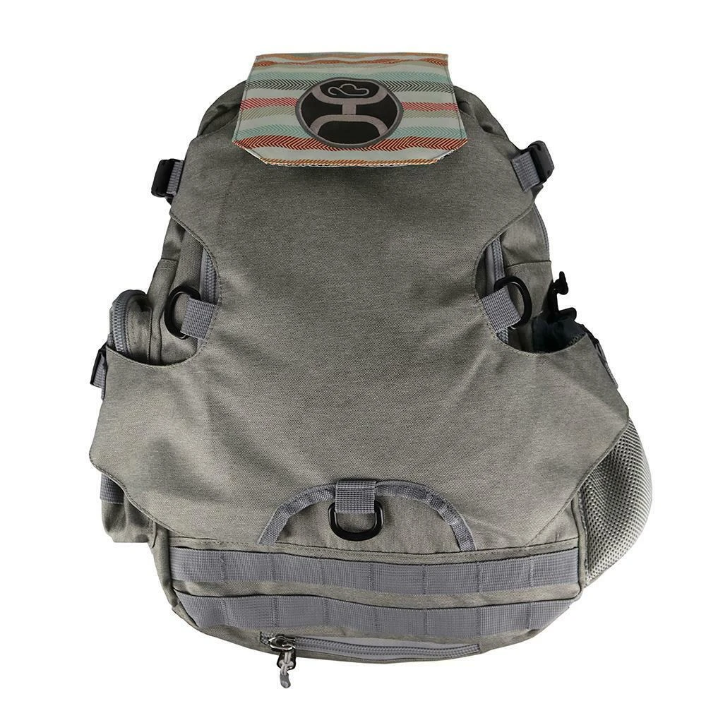 Hooey Mule Grey Hat & Boot Carry Backpack Bag BP026GY 1 Hooey Mule Grey Hat & Boot Carry Backpack Bag BP026GY