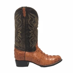 Cowtown Men's Cognac R Toe Alligator Print Western Boots R6094 -Western Cowboy Equipment Store 57 ae5ddb0c c67b 444a 86f0 fd784e50d51a