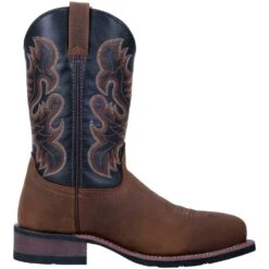 Laredo Men's Rockwell Distressed Brown & Black Square Toe Boots 69438 -Western Cowboy Equipment Store 57 bbe9529f 4d12 493b 9d5e 1235415e84d3