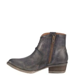 Circle G By Corral Ladies Blue Studded Star Inlay Booties Q5025 -Western Cowboy Equipment Store 57 d495673c a04f 4ab6 a328 792ad7967fac