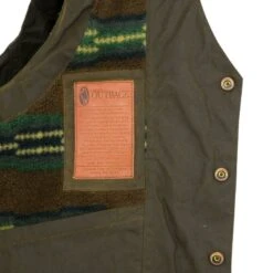 Outback Trading Company® Men's Cliffdweller Brown Oilskin Vest 2155-BNZ -Western Cowboy Equipment Store 57 dee67ad0 cccc 43a9 9d40 6247a278a21f