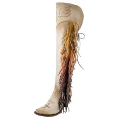 Junk Gypsy Ladies Spirit Animal Bone Suede Ombre Fringe Boot JG0022C -Western Cowboy Equipment Store 57 e0223d45 a6f4 4d31 a282 f5809c3ed917