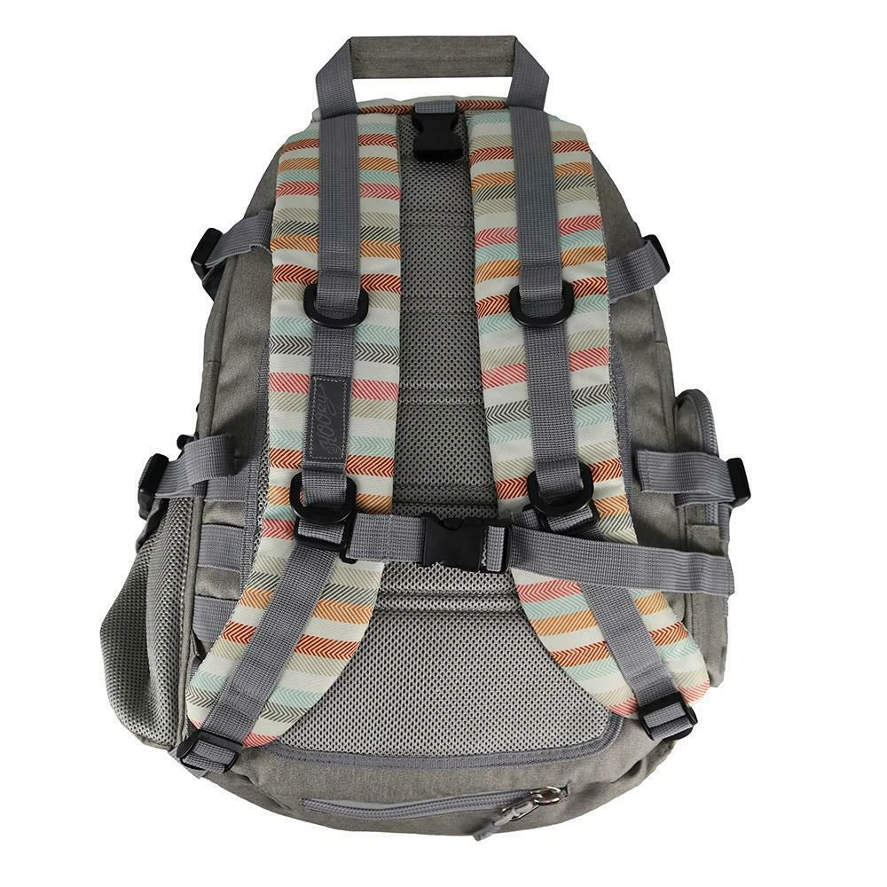 Hooey Mule Grey Hat & Boot Carry Backpack Bag BP026GY 2 Hooey Mule Grey Hat & Boot Carry Backpack Bag BP026GY - Image 2