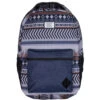 Hooey "Recess" Blue/Maroon Aztec Print & Denim Backpack BP035BL