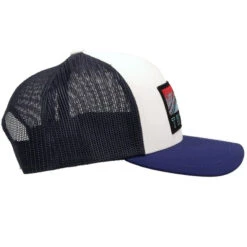 Hooey "Habitat" 5- Panel White & Navy Trucker Snapback Hat 6012T-WHNV -Western Cowboy Equipment Store 6012T WHNV06 800x 877c4b58 662a 49ee 9a4f 547d5c8aa388