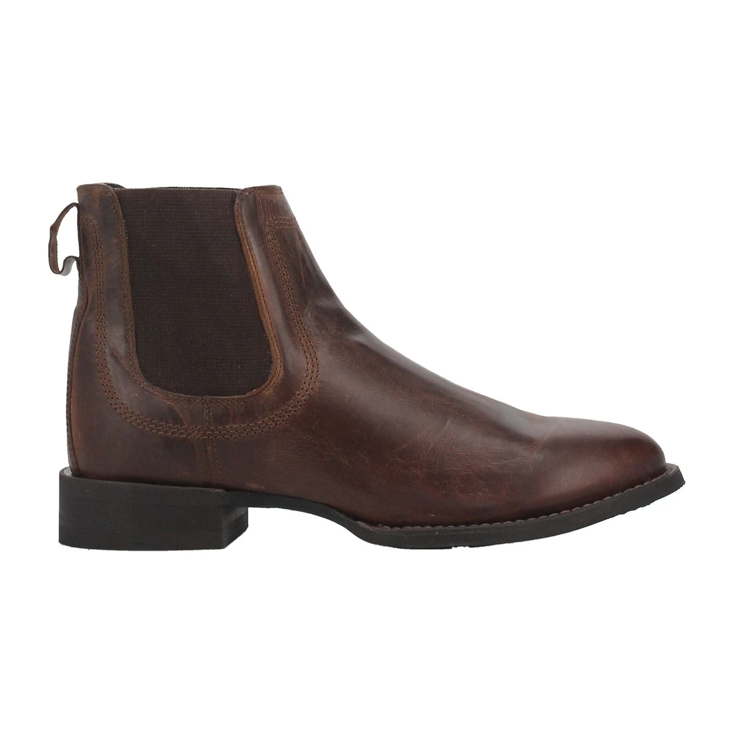 Laredo® Men's Theo Brown Round Toe Western Ankle Booties 62092 3 Laredo® Men's Theo Brown Round Toe Western Ankle Booties 62092 - Image 3