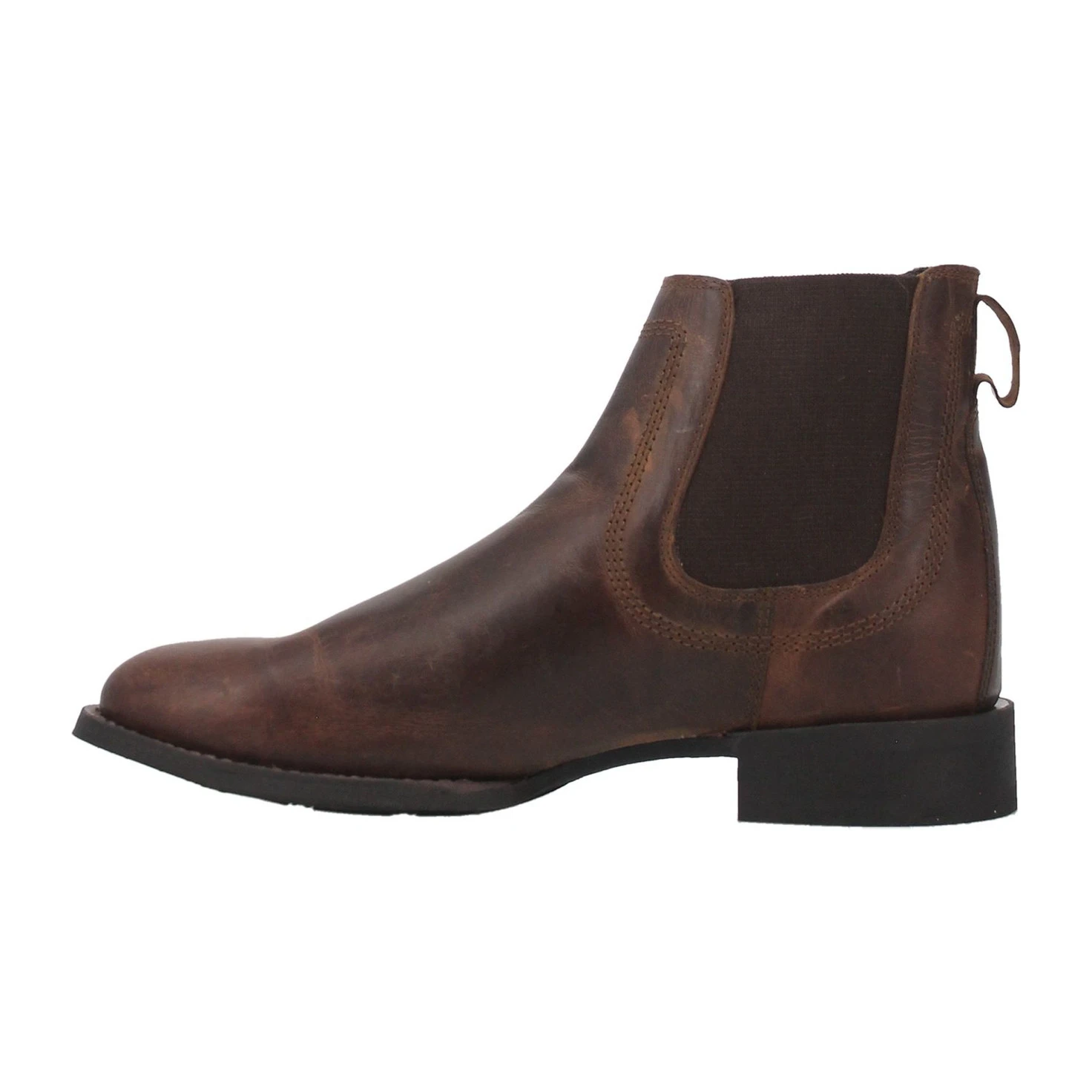 Laredo® Men's Theo Brown Round Toe Western Ankle Booties 62092 4 Laredo® Men's Theo Brown Round Toe Western Ankle Booties 62092 - Image 4