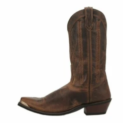 Dan Post Laredo® Men's Murphy Bucklace Distressed Tan Snip Toe Boots 68475 -Western Cowboy Equipment Store 68475 2