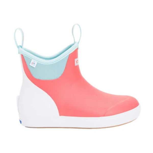 XTRATUF Ladies Yulex Ankle Deck Eco Coral Pull On Boots XWAB-7EC 3 XTRATUF Ladies Yulex Ankle Deck Eco Coral Pull On Boots XWAB-7EC - Image 3