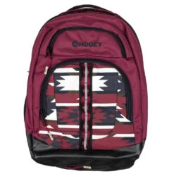 Hooey "Rockstar" Burgundy Body W Multi Color Print Backpack BP038BU