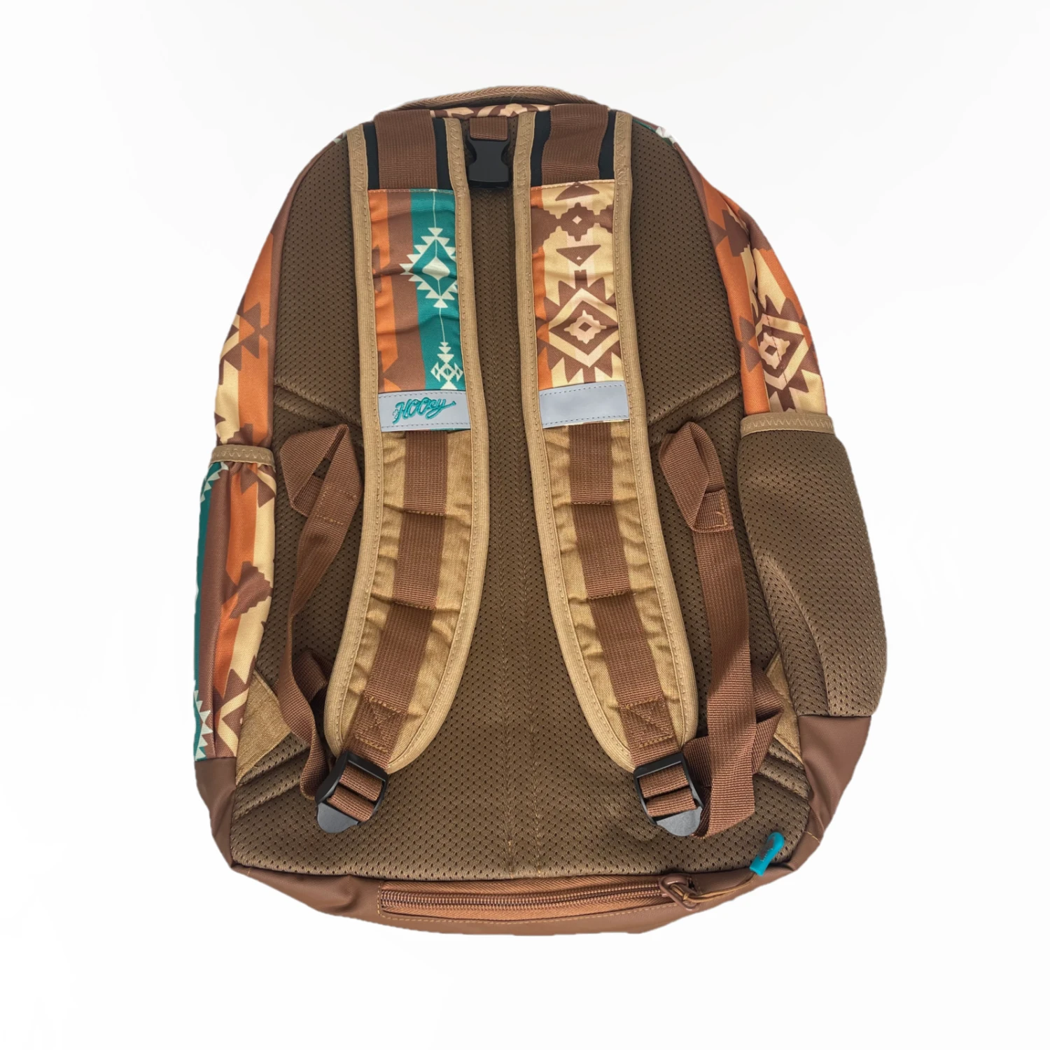 Hooey® "Ox" Brown Aztec Pattern & Tan Accents Backpack BP044BRTN 4 Hooey® "Ox" Brown Aztec Pattern & Tan Accents Backpack BP044BRTN - Image 4