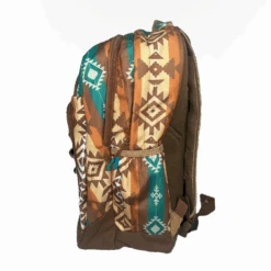 Hooey® "Ox" Brown Aztec Pattern & Tan Accents Backpack BP044BRTN 10 Hooey® "Ox" Brown Aztec Pattern & Tan Accents Backpack BP044BRTN -Western Cowboy Equipment Store BP044BRTN7