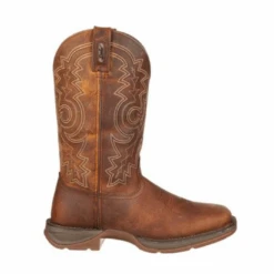 Durango® Men's 12" Western Brown Square Toe Work Boots DB4343 -Western Cowboy Equipment Store DB4343 6