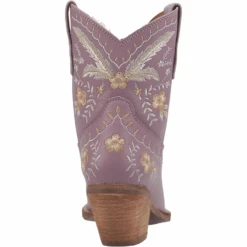 Dingo® Ladies Primrose Floral Print Lavender Western Bootie DI748-PU4 -Western Cowboy Equipment Store DI748 PU4 3