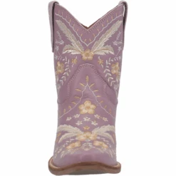 Dingo® Ladies Primrose Floral Print Lavender Western Bootie DI748-PU4 -Western Cowboy Equipment Store DI748 PU4 4