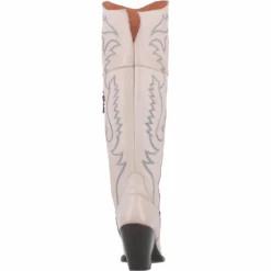 Dan Post® Ladies Loverly White Snip Toe Tall Leather Boots DP4377 -Western Cowboy Equipment Store DP4377 3
