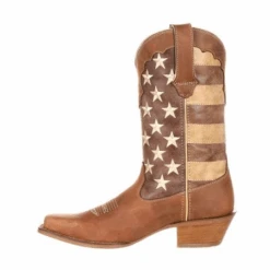 Durango® Ladies Union Flag Distressed Brown Western Boots DRD0131 -Western Cowboy Equipment Store DRD0131 2