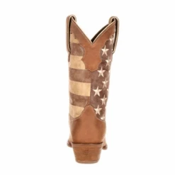 Durango® Ladies Union Flag Distressed Brown Western Boots DRD0131 -Western Cowboy Equipment Store DRD0131 3