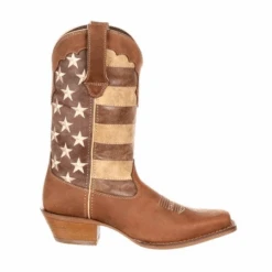 Durango® Ladies Union Flag Distressed Brown Western Boots DRD0131 -Western Cowboy Equipment Store DRD0131 4