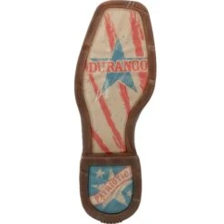 Durango® Ladies Rebel Vintage Flag Brown Western Boots DRD0409 -Western Cowboy Equipment Store DRD0409 outsole