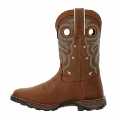 Durango® Ladies 10" Maverick™ Rugged Tan Waterproof Work Boots DRD0417 -Western Cowboy Equipment Store DRD0417 3