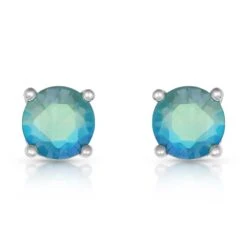 Montana Silversmiths Ladies Fancy Blue Post Earrings ER3945