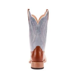 Ariat® Ladies Gingersnap & Baby Blue PrimeTime Western Boot 10025032 8 Ariat® Ladies Gingersnap & Baby Blue PrimeTime Western Boot 10025032 -Western Cowboy Equipment Store F18 WNS Prime Time Simmons 10025032 heel