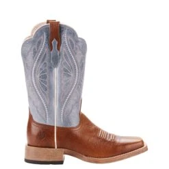 Ariat® Ladies Gingersnap & Baby Blue PrimeTime Western Boot 10025032 7 Ariat® Ladies Gingersnap & Baby Blue PrimeTime Western Boot 10025032 -Western Cowboy Equipment Store F18 WNS Prime Time Simmons 10025032 sideside