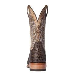 Ariat® Men's Relentless Denton Lion Tan Exotic Boots 10035922 -Western Cowboy Equipment Store F21 MNS WEST 10035922 heel