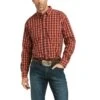 Ariat Men's Pro Pepi Classic Long Sleeve Shirt Autumn Blaze 10037052