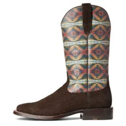 Ariat Men's Pendleton Circuit Dark Coffee Night Dance Boot 10038228 9 Ariat Men's Pendleton Circuit Dark Coffee Night Dance Boot 10038228 -Western Cowboy Equipment Store F21 MNS WEST 10038228 side