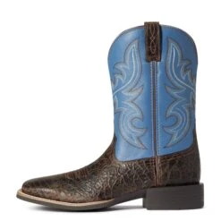 Ariat Men's Sport Sow Country Clear Blue Western Boots 10038361 -Western Cowboy Equipment Store F21 MNS WEST 10038361 side