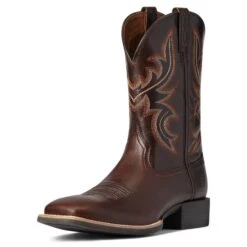 Ariat Men's Sport Cow Country Cusco Brown Boot 10038362 8 Ariat Men's Sport Cow Country Cusco Brown Boot 10038362 -Western Cowboy Equipment Store F21 MNS WEST 10038362 3 4 front