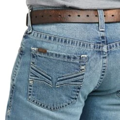 Ariat Men's M4 Edwards Stretch Stackable Boot Cut Jeans 10036075 -Western Cowboy Equipment Store F21 WEST MNS 10036075 detail03