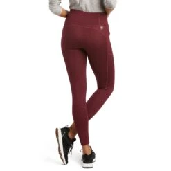 Ariat Ladies Tek Windsor Wine Embossed Compression Tights 10037440 -Western Cowboy Equipment Store F21 WMS WEST 10037440 back