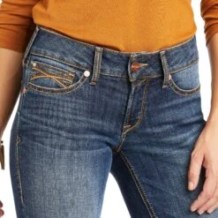 Ariat® Ladies Luciana Straight Leg Jeans 10037954 -Western Cowboy Equipment Store F21 WMS WEST 10037954 detail02