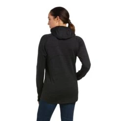 Ariat Ladies Rebar Gridwork Black Balaclava Baselayer Top 10037676 -Western Cowboy Equipment Store F21 WMS WORK 10037676 back