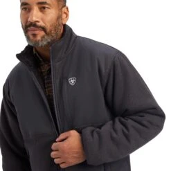 Ariat® Men's Grizzly Canvas Bluff Phantom Jacket 10041798 -Western Cowboy Equipment Store F22 MNS WEST 10041798 detail01