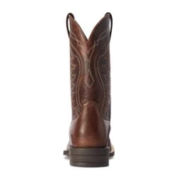 Ariat® Men's Reckoning Smooth Quill& Brown Boots 10042473 10 Ariat® Men's Reckoning Smooth Quill& Brown Boots 10042473 -Western Cowboy Equipment Store F22 MNS WEST 10042473 heel