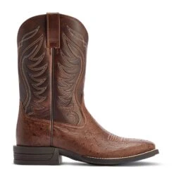 Ariat® Men's Reckoning Smooth Quill& Brown Boots 10042473 9 Ariat® Men's Reckoning Smooth Quill& Brown Boots 10042473 -Western Cowboy Equipment Store F22 MNS WEST 10042473 side