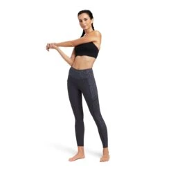 Ariat® Ladies E0S Lumina Full Seat Tight Ebony Leggings 10041313 -Western Cowboy Equipment Store F22 WMS ENGL 10041313 full