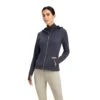 Ariat® Ladies Lumina Full Zip Ebony Sweatshirt 10041387