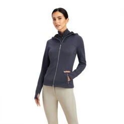 Ariat® Ladies Lumina Full Zip Ebony Sweatshirt 10041387