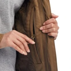 Ariat Ladies R.E.A.L.™ Grizzly Conceal Carry Cub Brown Jacket 10041587 -Western Cowboy Equipment Store F22 WMS WEST 10041587 detail02