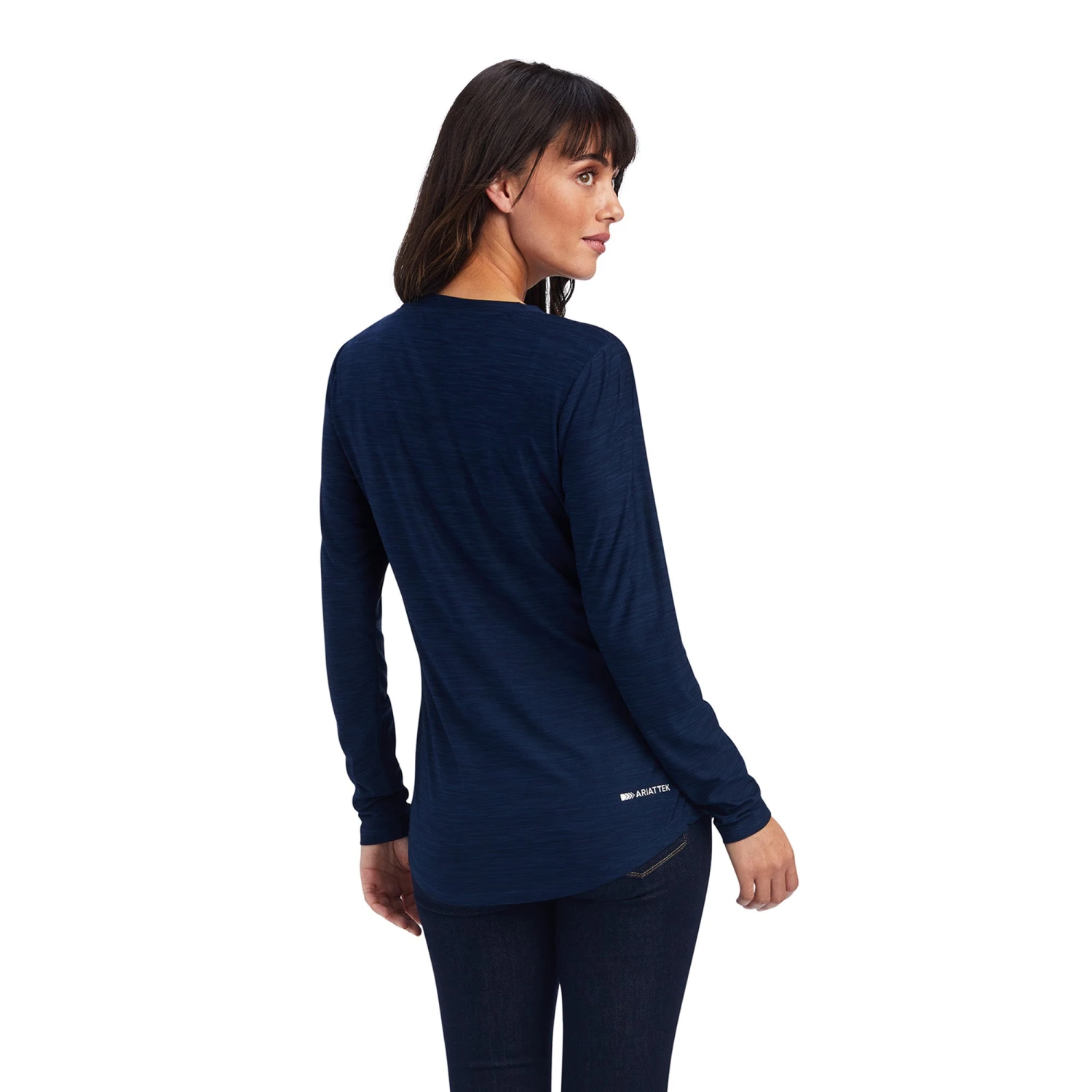 Ariat® Women's Laguna Long Sleeve Navy Shirt 10041608 2 Ariat® Women's Laguna Long Sleeve Navy Shirt 10041608 - Image 2