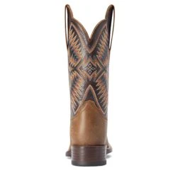 Ariat® Ladies Odessa StretchFit Brown & Burnished Pewter Boots 10042386 -Western Cowboy Equipment Store F22 WMS WEST 10042386 heel